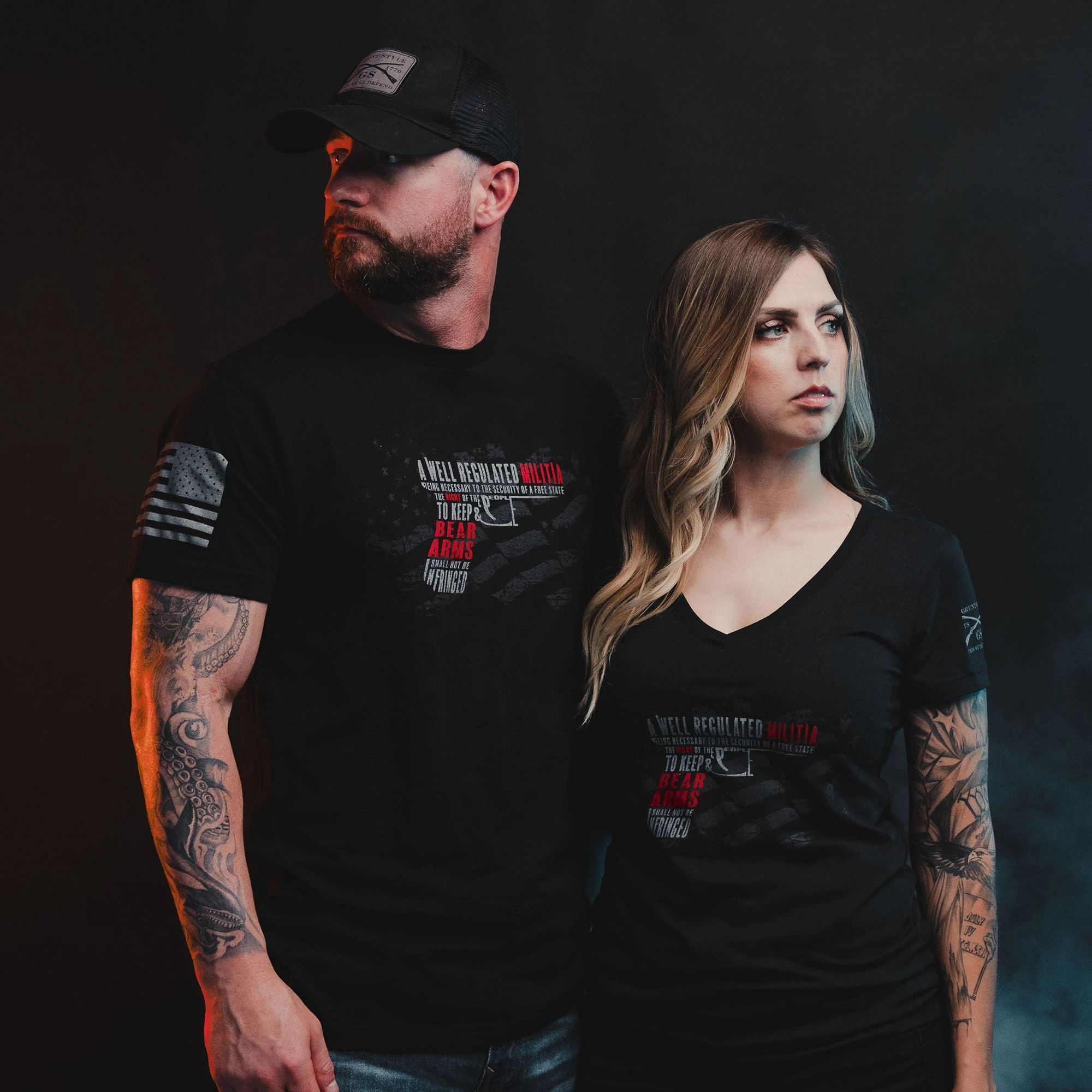 Second Amendment Pistol T-Shirt - Black 4 Second Amendment Pistol T-Shirt - Black - Image 2