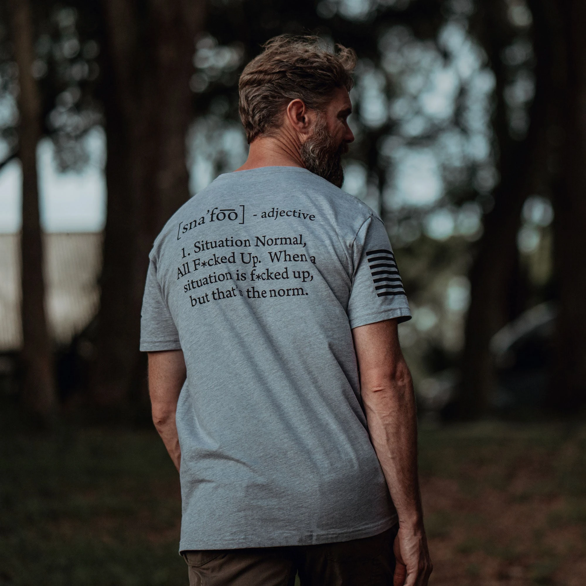 SNAFU T-Shirt - Heather Gray 9 SNAFU T-Shirt - Heather Gray - Image 7