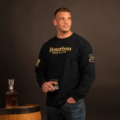 Bourbon Makes It Better Long Sleeve - Black 9 Bourbon Makes It Better Long Sleeve - Black -Daily Clothing Store BlankPoster 2000x2000 copyGS5834BourbonMakesItBetterLS Black