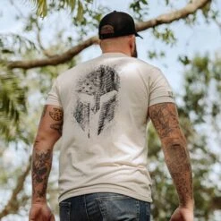 American Spartan Pocket T-Shirt - Sand -Daily Clothing Store BlankPoster 2000x2000 copy GS5413 AmericanSpartanPocketTee Sand