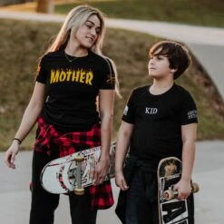 Women's Thrasher Mom Slim Fit T-Shirt - Black -Daily Clothing Store BlankPoster 2000x2000 copy GS5464 ThrasherMomWomen sSlimFitTee Black