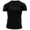 Whiskey Helps™ T-Shirt - Black -Daily Clothing Store GS2374 WHISKEY HELPS SUBDUED WEB READY 1 Rustie Johnson