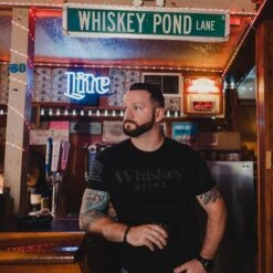 Whiskey Helps™ T-Shirt - Black -Daily Clothing Store GS2598 WhiskeyHelps Black 16