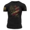 Worn Flag 2.0 T-Shirt - Black 1 Worn Flag 2.0 T-Shirt - Black -Daily Clothing Store GS2742 Worn Flag 2.0 WEB READY