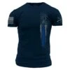 Blue Line Flag T-Shirt - Navy -Daily Clothing Store GS2755 Blue Line Flag WEB READY