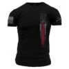 Red Line Flag T-Shirt - Black 2 Red Line Flag T-Shirt - Black -Daily Clothing Store GS2757 Red Line Flag WEB READY