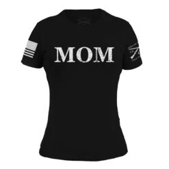 Women's Mom Defined T-Shirt - Black -Daily Clothing Store GS2782 Mom Defined WEB READY Front