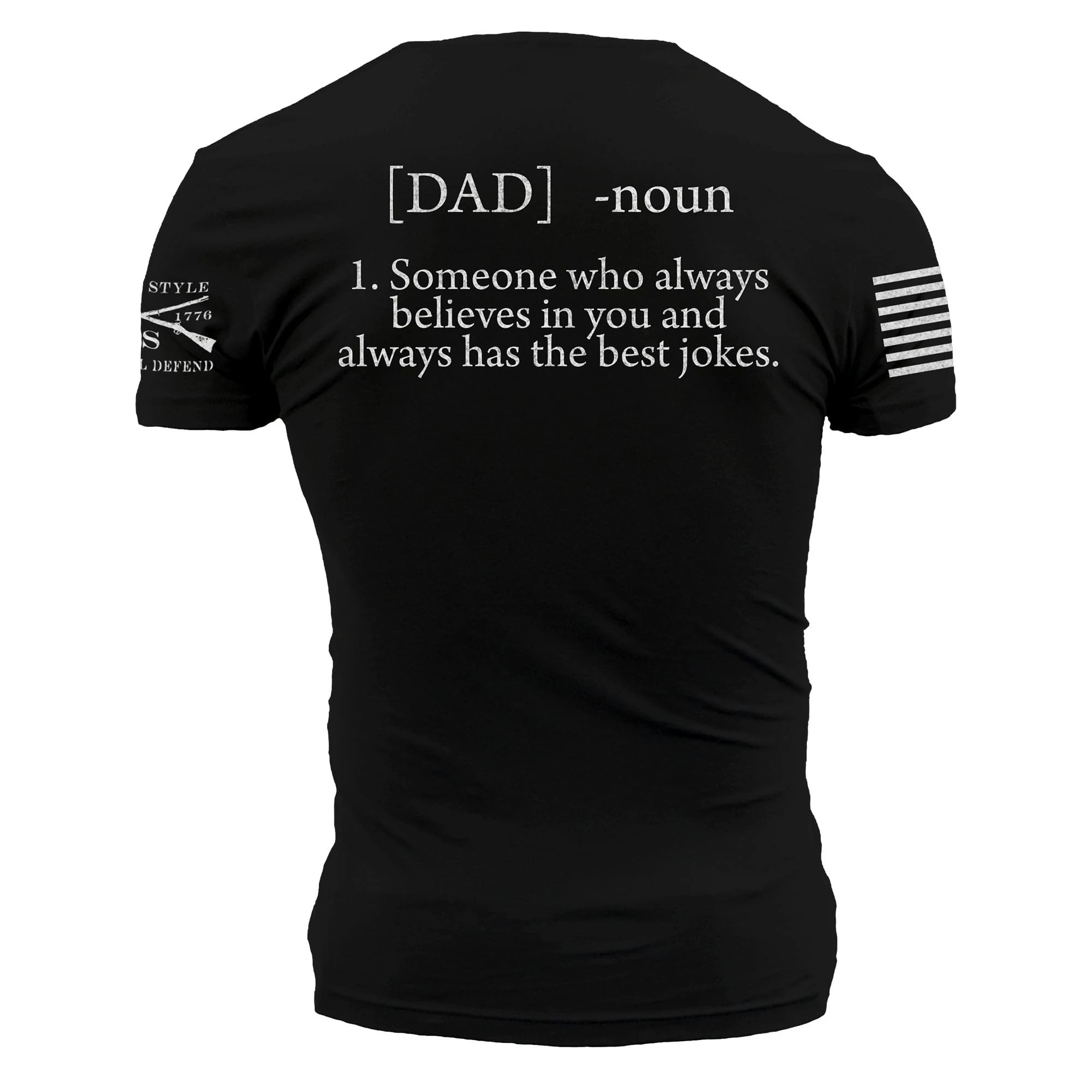 Dad Defined T-Shirt - Black 8 Dad Defined T-Shirt - Black - Image 6
