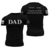 Dad Defined T-Shirt - Black -Daily Clothing Store GS2789 Dad Define WEB READY Both min