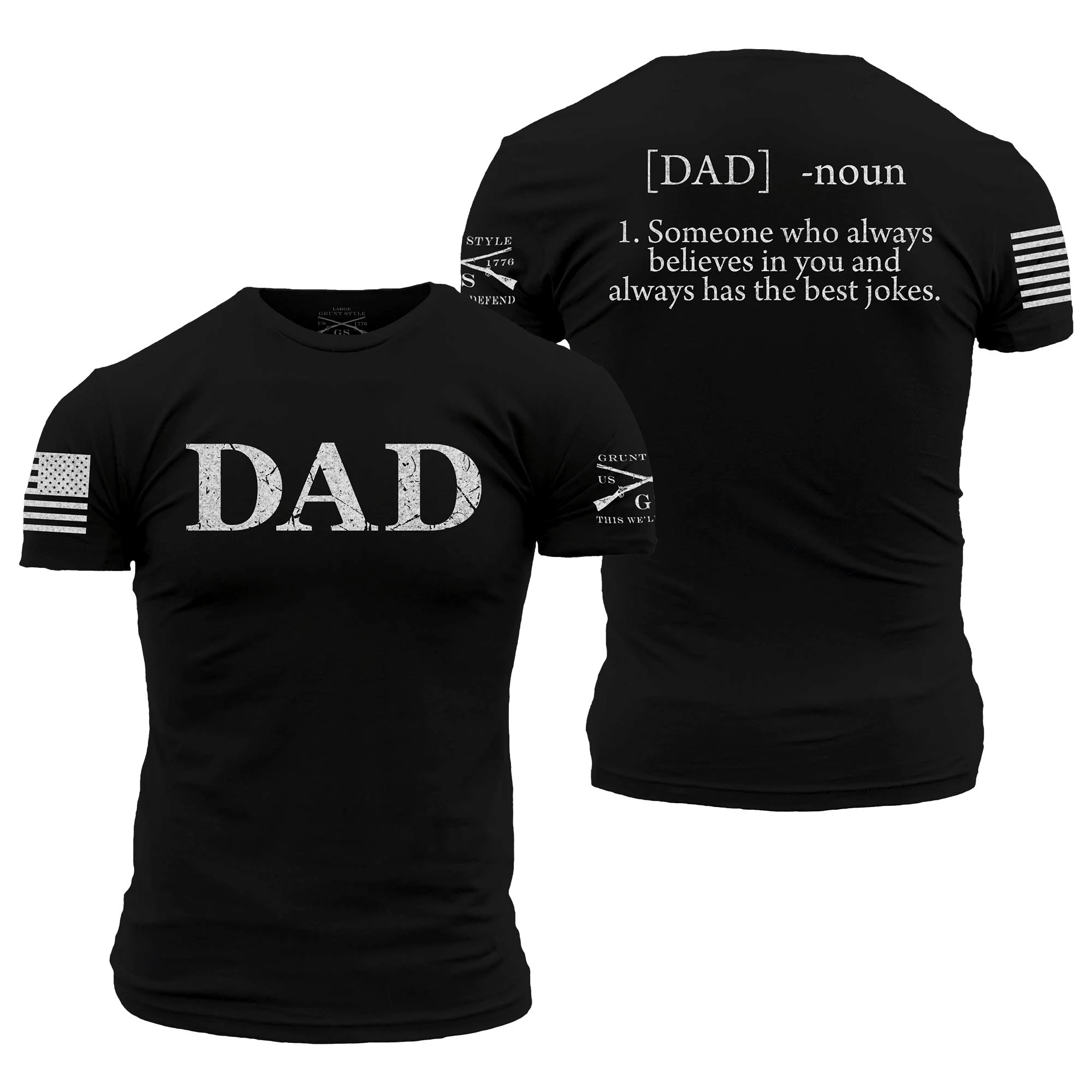 Dad Defined T-Shirt - Black 3 Dad Defined T-Shirt - Black