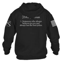 Dad Defined Hoodie - Black -Daily Clothing Store GS2824 DadDefinedHoodie WEB READY Back