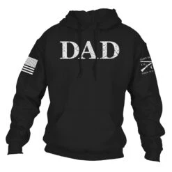 Dad Defined Hoodie - Black -Daily Clothing Store GS2824 DadDefinedHoodie WEB READY Front