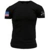 Full Color Flag Basic T-Shirt - Black 2 Full Color Flag Basic T-Shirt - Black -Daily Clothing Store GS3373 WEBREADY JPG