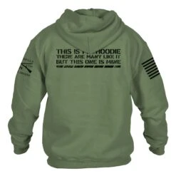 This Is My Hoodie Sweatshirt - Military Green -Daily Clothing Store GS3655 ThisIsMyHoodie MilitaryGreen STANDARD WEB READY back min