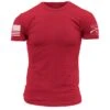 Basic Crew T-Shirt - Red -Daily Clothing Store GS3860 WEBREADY JPG