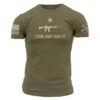 Men's Come And Take It 2A Edition T-Shirt - Military Green 1 Men's Come And Take It 2A Edition T-Shirt - Military Green -Daily Clothing Store GS3885 STANDARD WEB READY