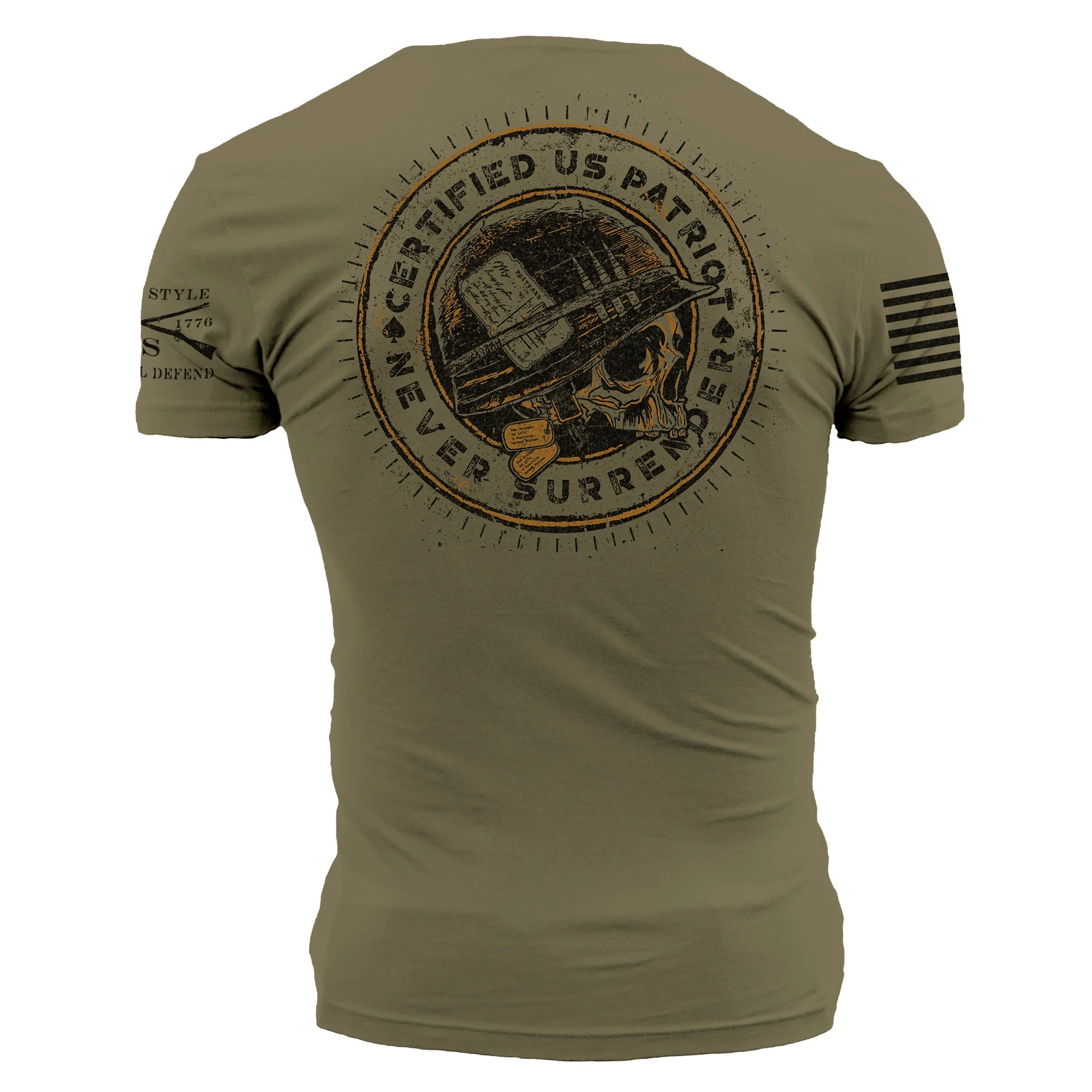 Patriot Seal T-Shirt - Military Green 7 Patriot Seal T-Shirt - Military Green - Image 5