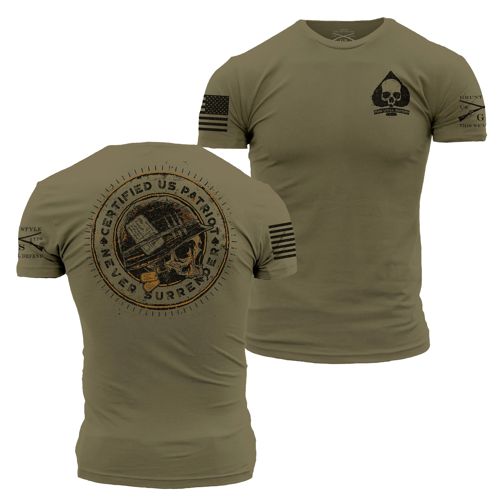 Patriot Seal T-Shirt - Military Green 3 Patriot Seal T-Shirt - Military Green