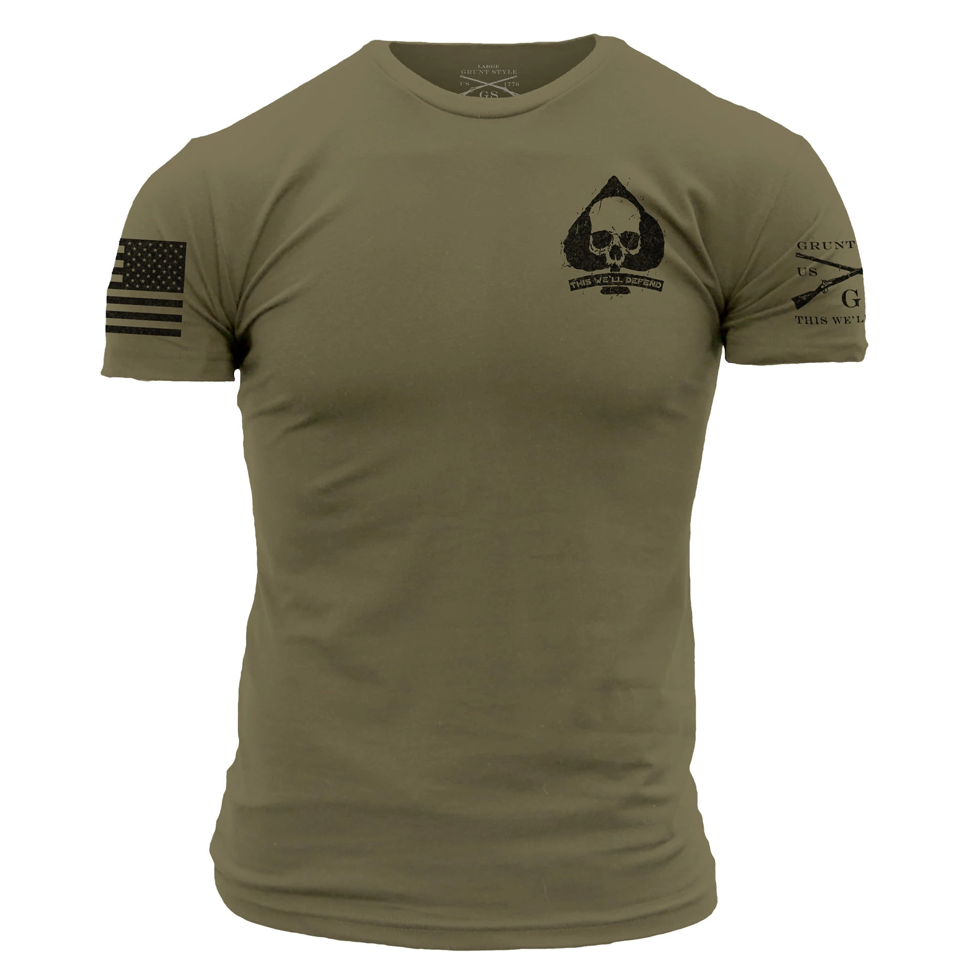 Patriot Seal T-Shirt - Military Green 6 Patriot Seal T-Shirt - Military Green - Image 4