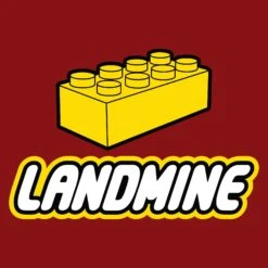 Landmine T-Shirt - Red -Daily Clothing Store GS4514 STANDARD WEB READY 2021FRONTART