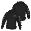 Grunt Style Patch Pullover Hoodie - Black -Daily Clothing Store GS4542 GruntStylePatchHoodie Black WEB READYBOTH