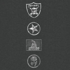 Patch Hoodie - Dark Heather -Daily Clothing Store GS4543 GruntStylePatchHoodie DarkHeather WEBREADYLSLEEVEART