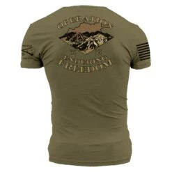 O.E.F. Veteran T-Shirt - Military Green -Daily Clothing Store GS4596 O.E.F.Veteran STANDARD WEB READYB