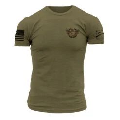 O.E.F. Veteran T-Shirt - Military Green -Daily Clothing Store GS4596 O.E.F.Veteran STANDARD WEB READYF