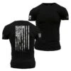 Veteran Flag T-Shirt - Black -Daily Clothing Store GS4755 STANDARD WEB READY both