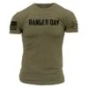 Range Day T-Shirt - Military Green -Daily Clothing Store GS4795 RangeDay MilitaryGreen STANDARD WEB READY front