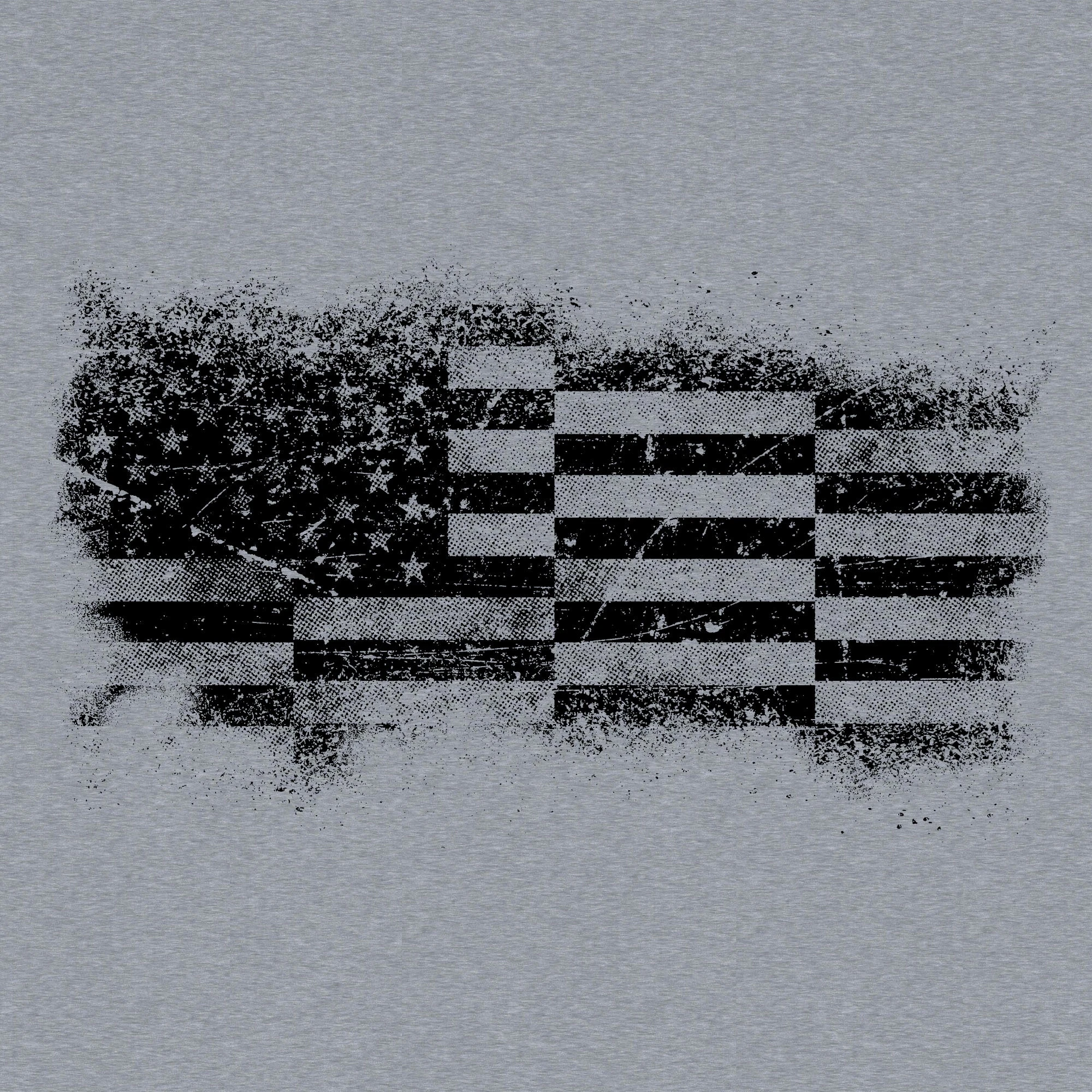 Bar Flag T-Shirt - Dark Heather Gray 9 Bar Flag T-Shirt - Dark Heather Gray - Image 7