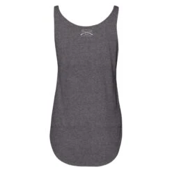 Women's Vintage American Flowy Tank - Charcoal -Daily Clothing Store GS4851 Vintage American Women s Charcoal Flowy Tank WEB READY BACK