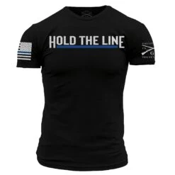 Hold The Line T-Shirt - Black