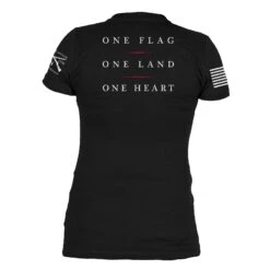 Women's Freedom Rose V-Neck - Black -Daily Clothing Store GS4897 FreedomRose STANDARD WEB READY 2021bk min