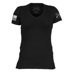 Daily Clothing Store 30 Daily Clothing Store -Daily Clothing Store GS4909 Women s Basic V Neck Black STANDARD WEB READY 2021FRONT min