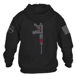 Second Amendment 2.0 Hoodie - Black -Daily Clothing Store GS4932 SecondAmendment2.0Hoodie WEB READYBACK min
