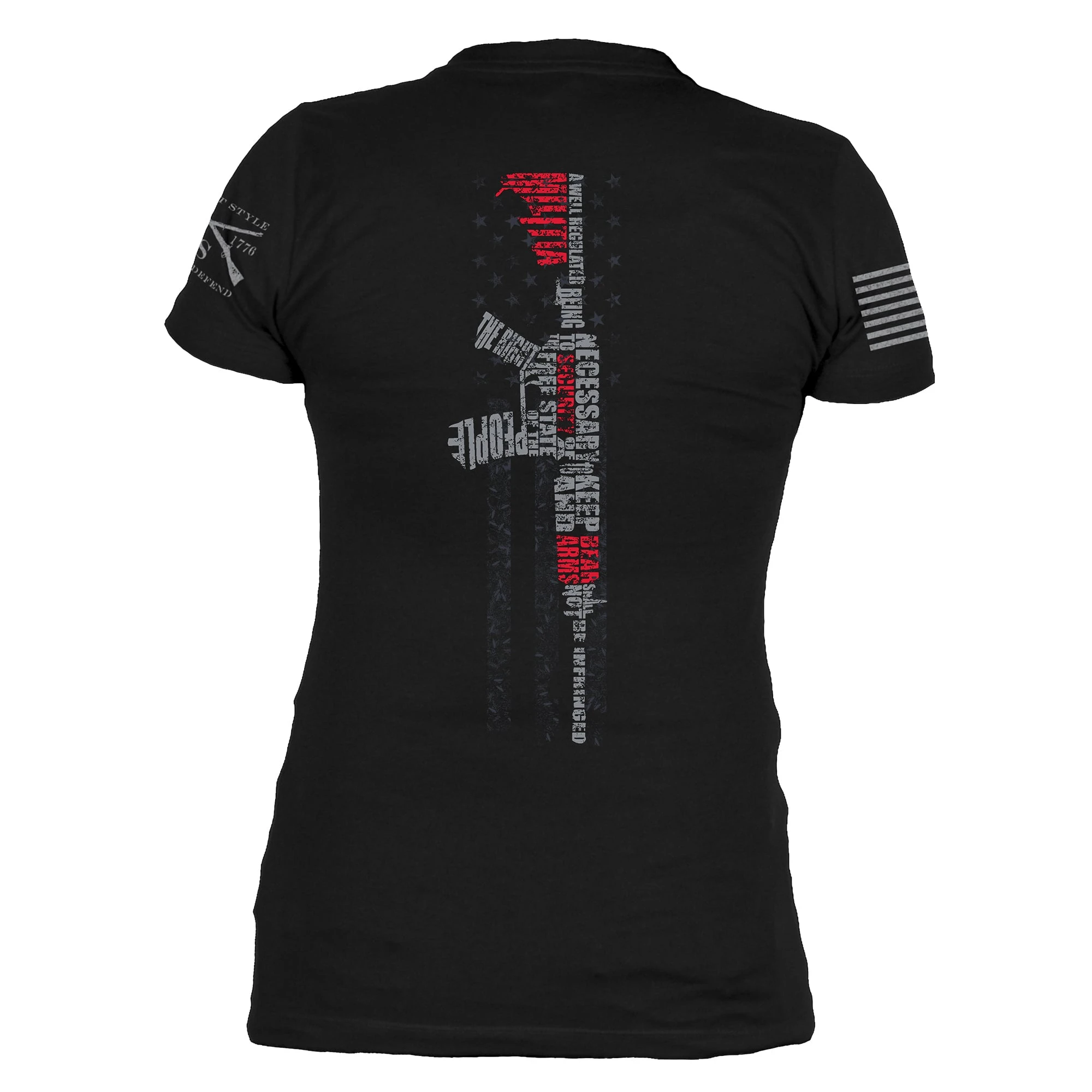 Women's Second Amendment 2.0 V-Neck - Black 8 Women's Second Amendment 2.0 V-Neck - Black - Image 7
