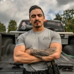 Don't Tread On Me 2A T-Shirt - Dark Heather Gray -Daily Clothing Store GS4996 Don tTreadOnMe2A DarkHeatherGray 02 1