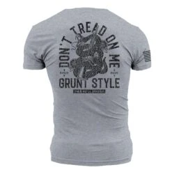 Don't Tread On Me 2A T-Shirt - Dark Heather Gray -Daily Clothing Store GS4996 Don tTreadOn STANDARD WEB READY 2021bk min