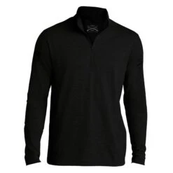 Men's This We'll Defend Triblend 1/4 Zip Pullover - Black -Daily Clothing Store GS5049 ThisWe llDefendBlackTriblend1 4ZipPullover STANDARD WEB READY front min