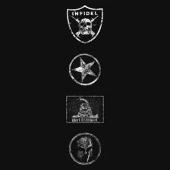 Grunt Style Patch Full-Zip Hoodie - Black -Daily Clothing Store GS5081 Grunt Style Patch Full Zip Hoodie Black WEB READY LS ART