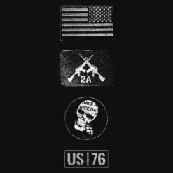 Grunt Style Patch Full-Zip Hoodie - Black -Daily Clothing Store GS5081 Grunt Style Patch Full Zip Hoodie Black WEB READY RS ART