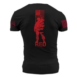 R.E.D. All Forces T-Shirt - Black -Daily Clothing Store GS5109 R.E.D.AllForces Black STANDARD WEB READY 2021back min