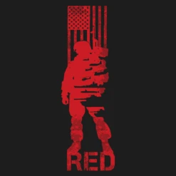 R.E.D. All Forces T-Shirt - Black -Daily Clothing Store GS5109 R.E.D.AllForces Black STANDARD WEB READY 2021bkartonly min