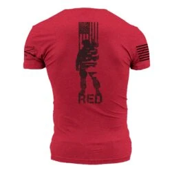 R.E.D. All Forces T-Shirt - Red -Daily Clothing Store GS5110 R.E.D.AllForces Red STANDARD WEB READY 2021back min