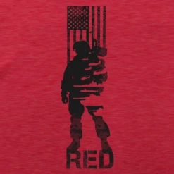 R.E.D. All Forces T-Shirt - Red -Daily Clothing Store GS5110 R.E.D.AllForces Red STANDARD WEB READY 2021backartonly min