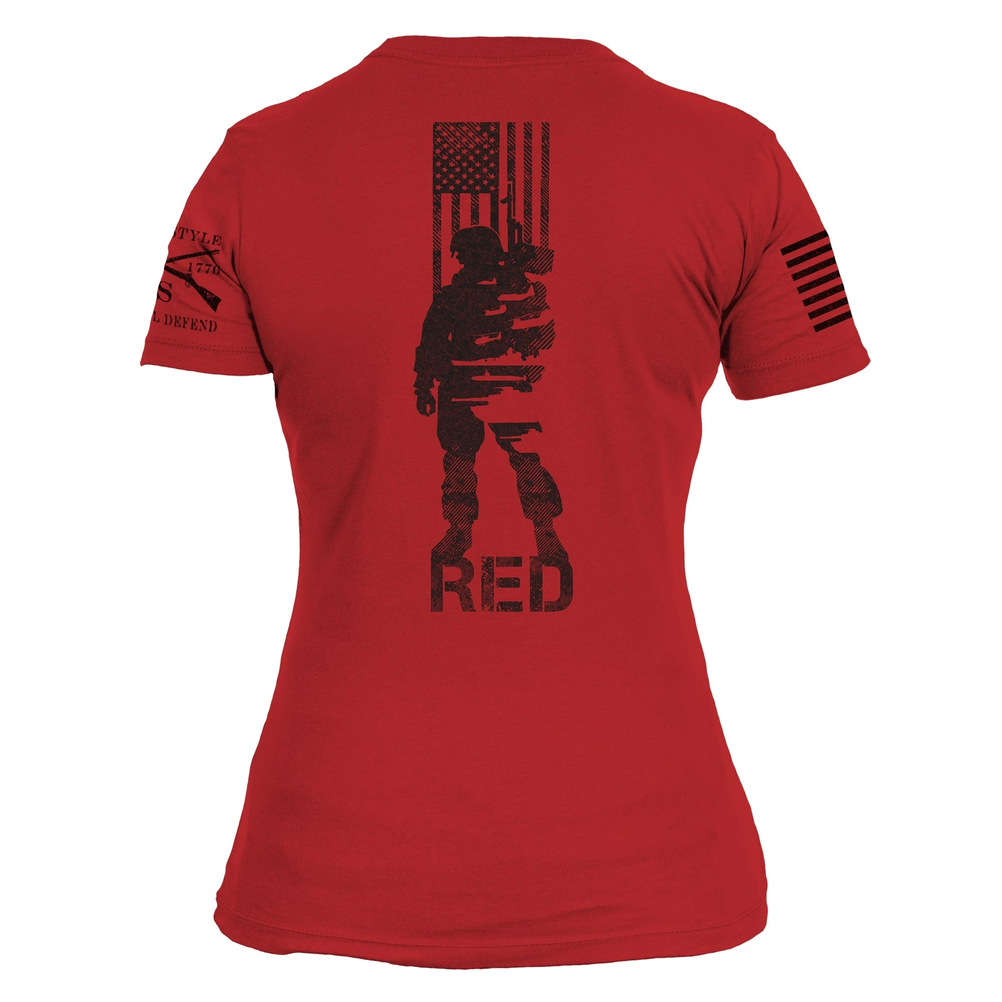 Women's R.E.D. All Forces T-Shirt - Red 9 Women's R.E.D. All Forces T-Shirt - Red - Image 7