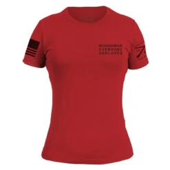Women's R.E.D. All Forces T-Shirt - Red 17 Women's R.E.D. All Forces T-Shirt - Red -Daily Clothing Store GS5111 Women sR.E.D.AllForces Red STANDARD WEB READY 2021ft min