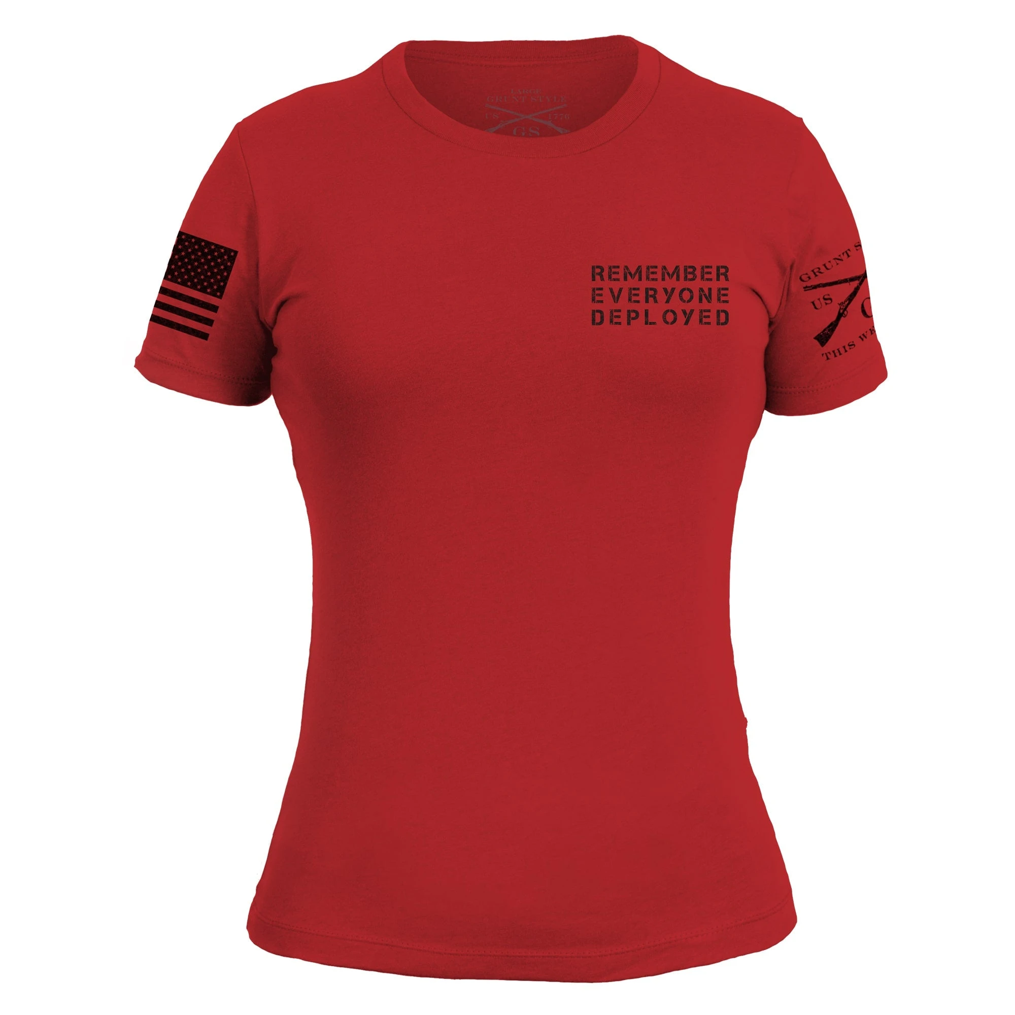 Women's R.E.D. All Forces T-Shirt - Red 10 Women's R.E.D. All Forces T-Shirt - Red - Image 8