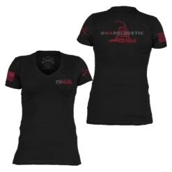 Women's Unapologetically 2A V-Neck - Black -Daily Clothing Store GS5131 Women sUnapologetically2A WEB READYBOTH min